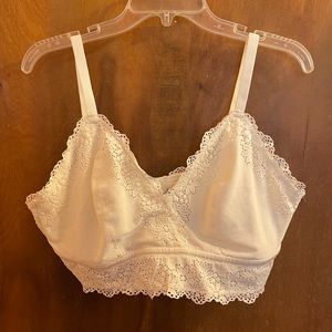 Aerie cream lace bralette
